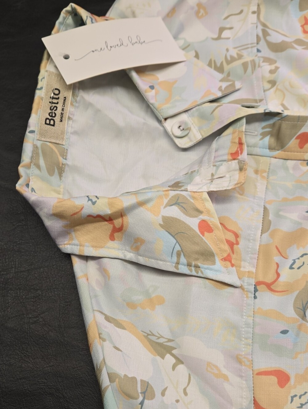 Besito Floral Pastel Button-Up Shirt